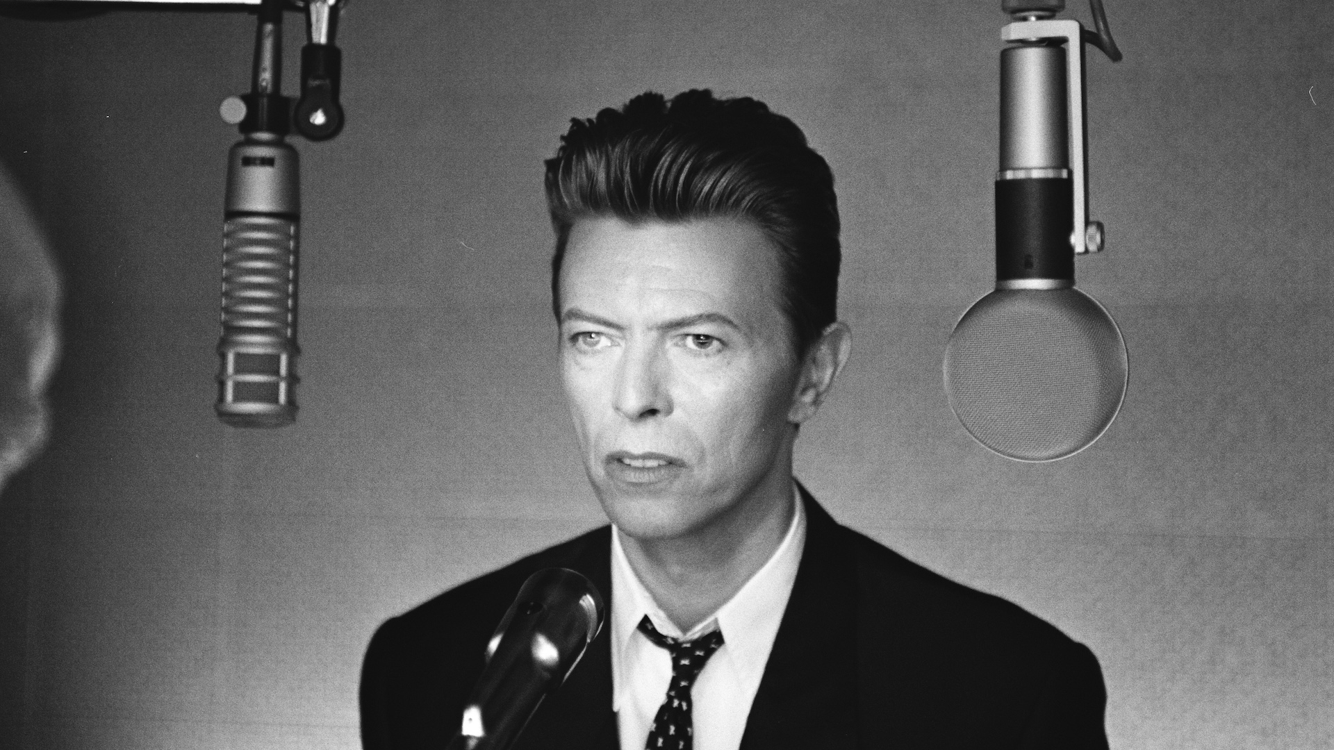 David Bowie On Set of "Jump They Say" Music Video, in Los Angeles California, circa March 1993