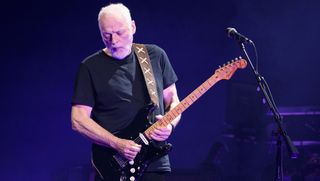 David Gilmour performs at Madison Square Garden in New York City on April 12, 2016