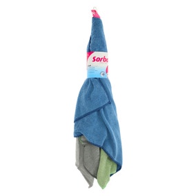 Sorbo Pack of 4 Microfibre Cloths