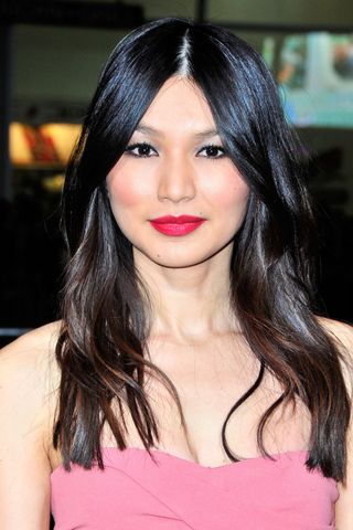 gemma chan - hairstyles for round faces