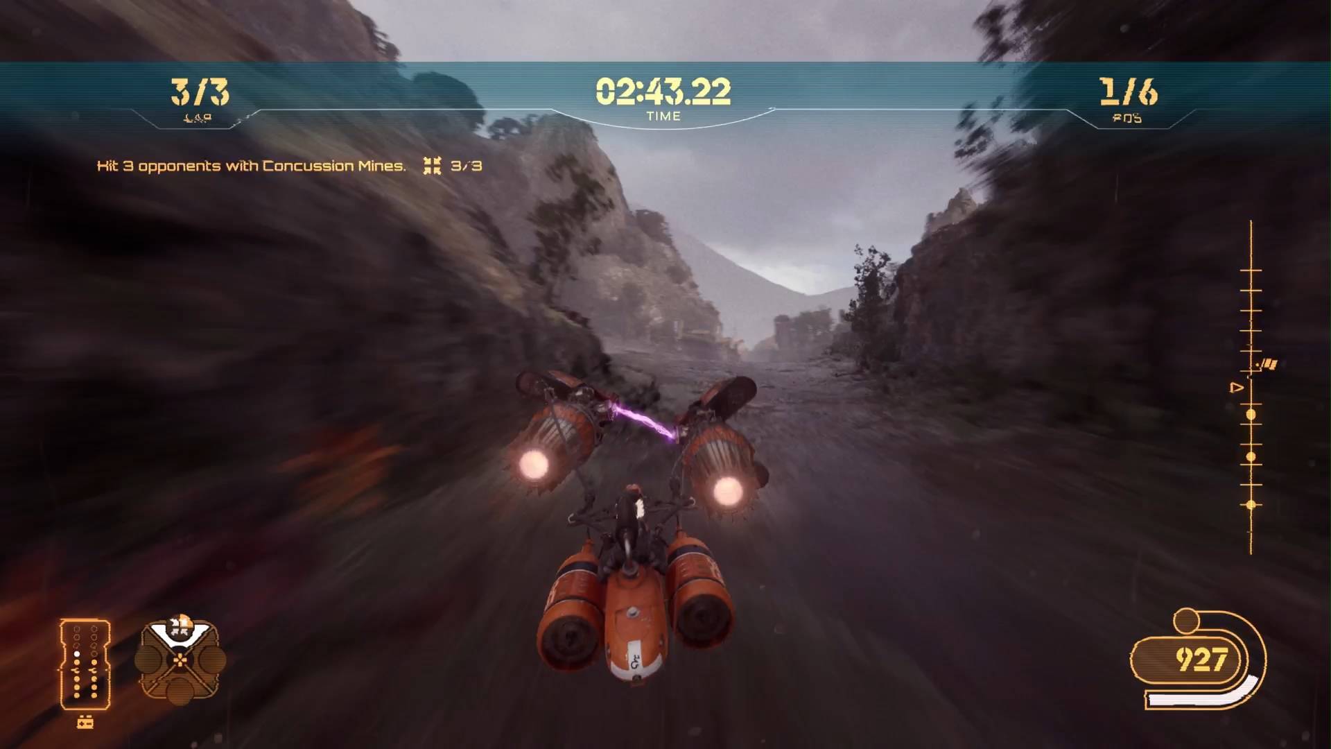 Star Wars Galactic Racer piloting Sebulba's podracer in a Tale of Podracing on Lantaana