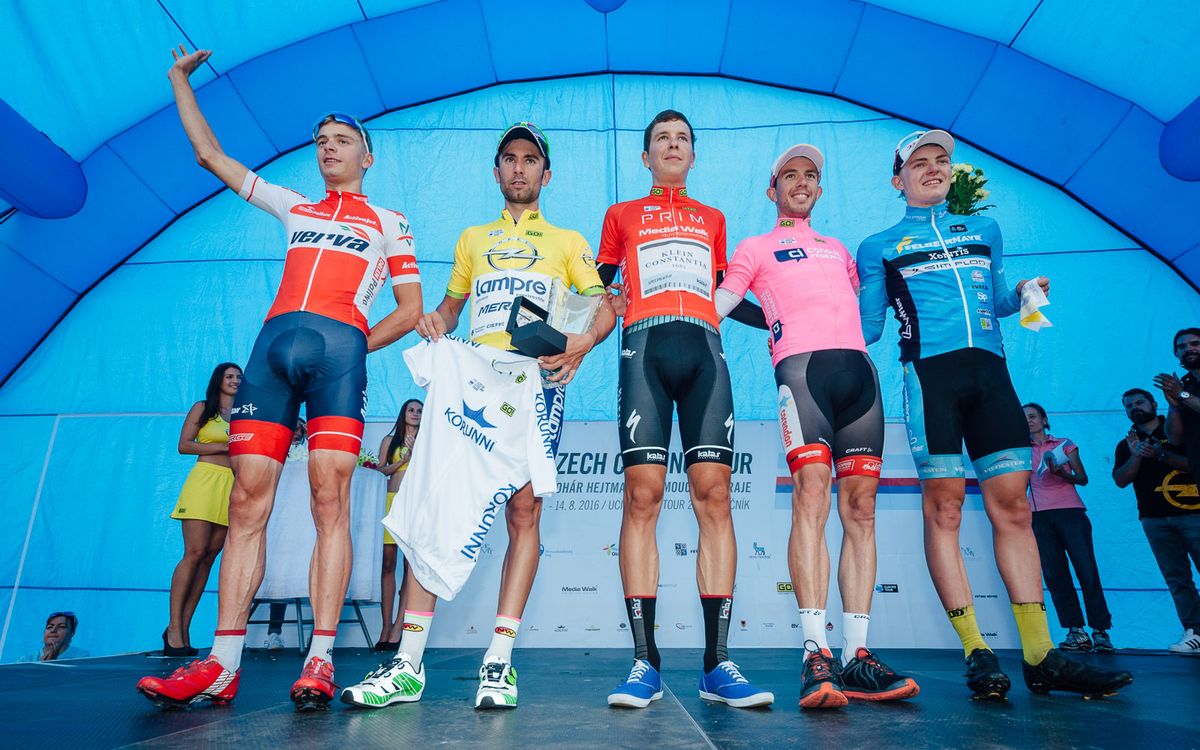 The classification leaders after stage 3