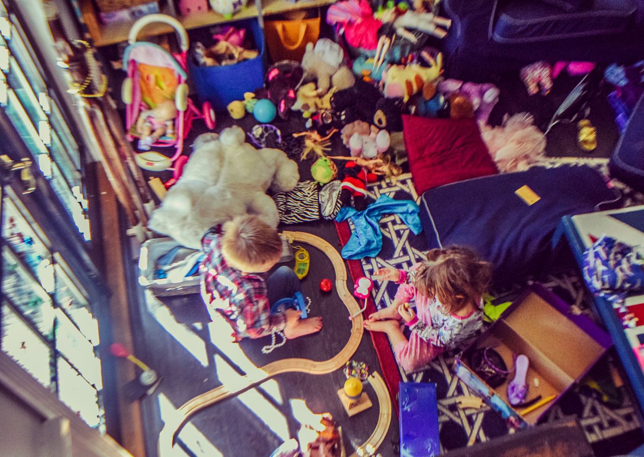 A playroom.