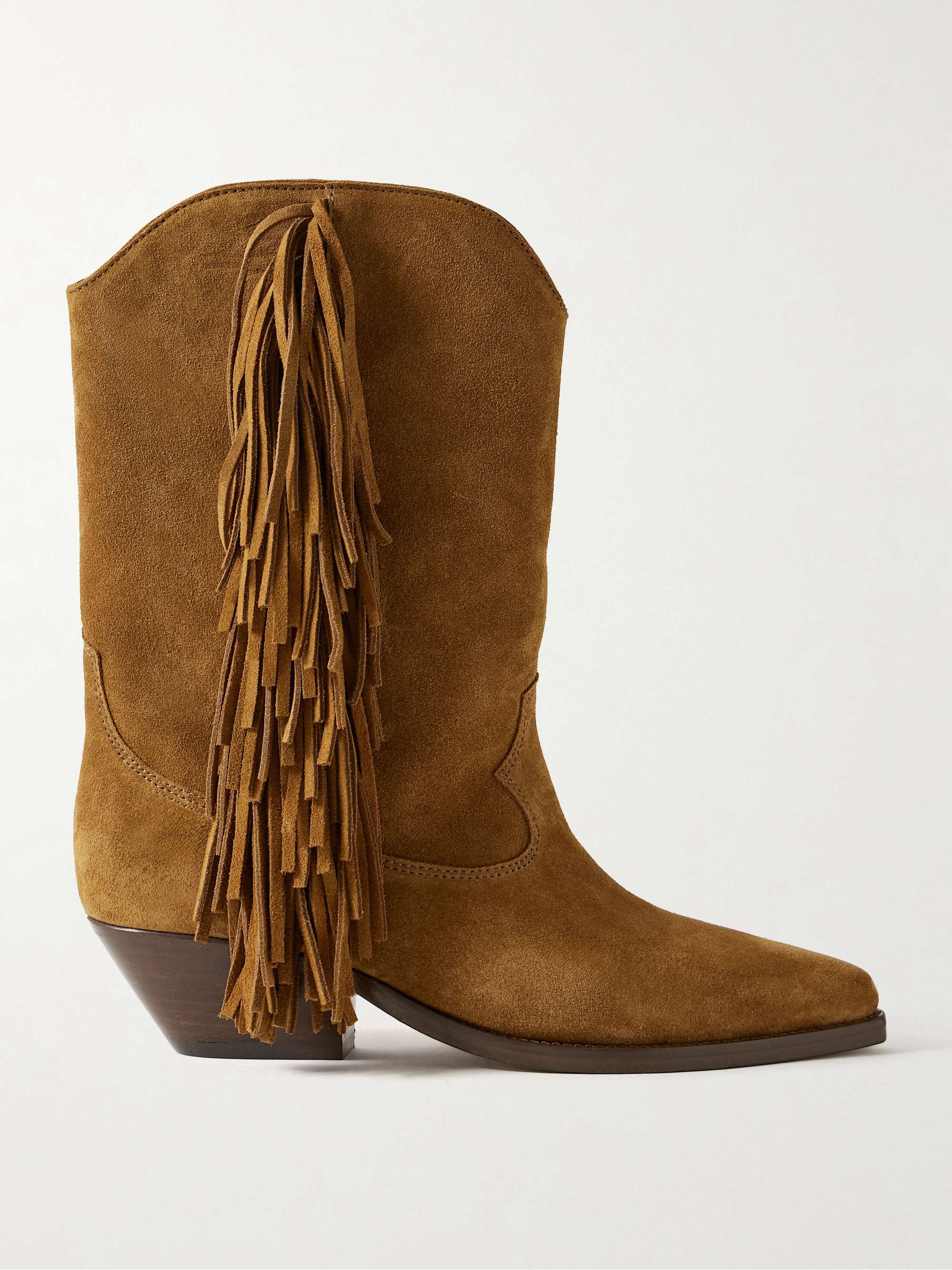 Duerto Fringed Suede Boots