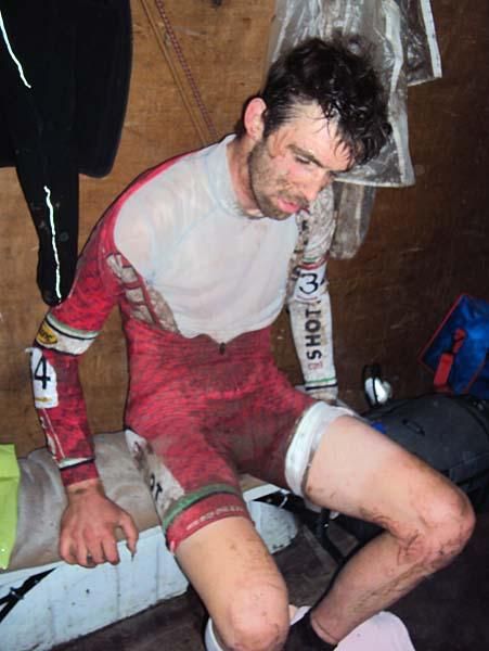 After the race...