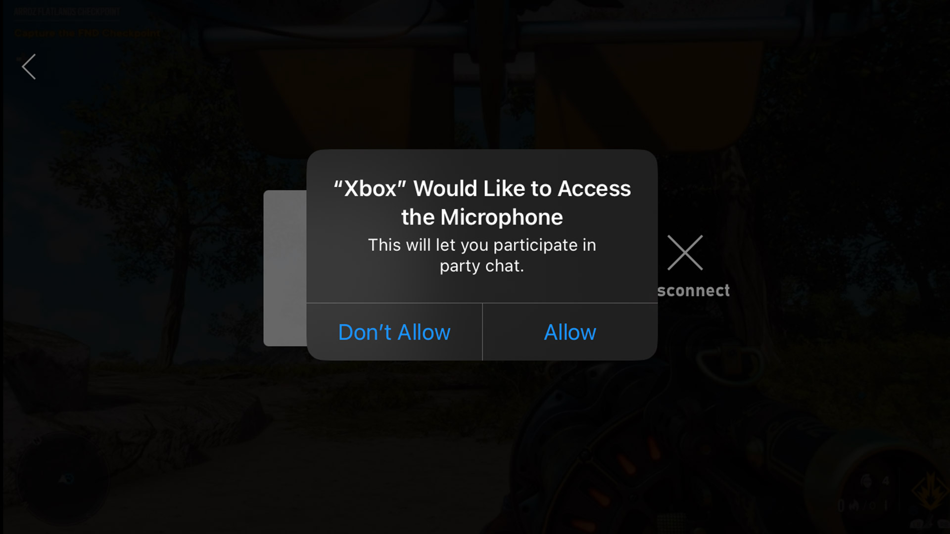 A screenshot of the xbox app