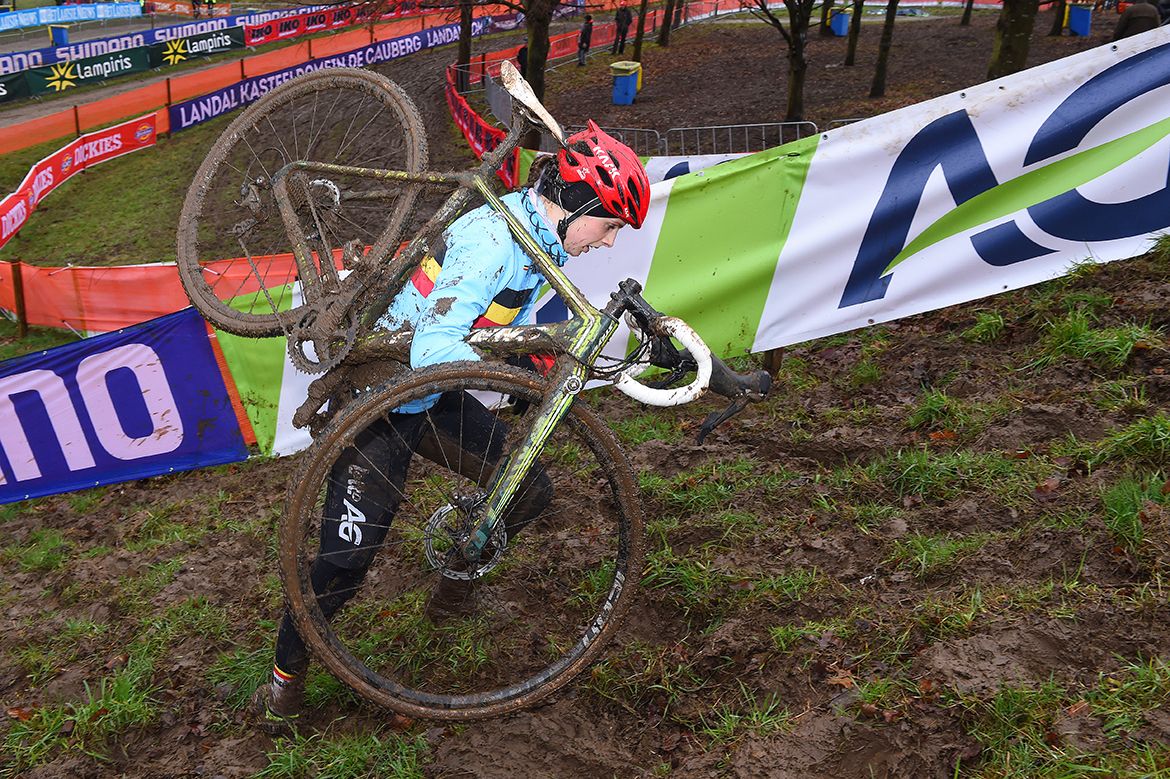 Belgian Karen Verhestraeten on the run-up