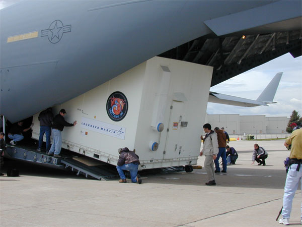 The Phoenix Has Landed: Mars Probe Airlifted to KSC from Colorado