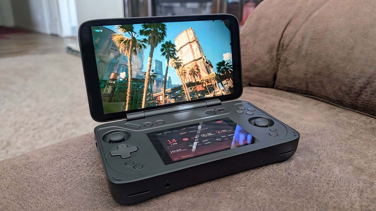 AYANEO Flip DS Cyberpunk 2077 benchmark test.