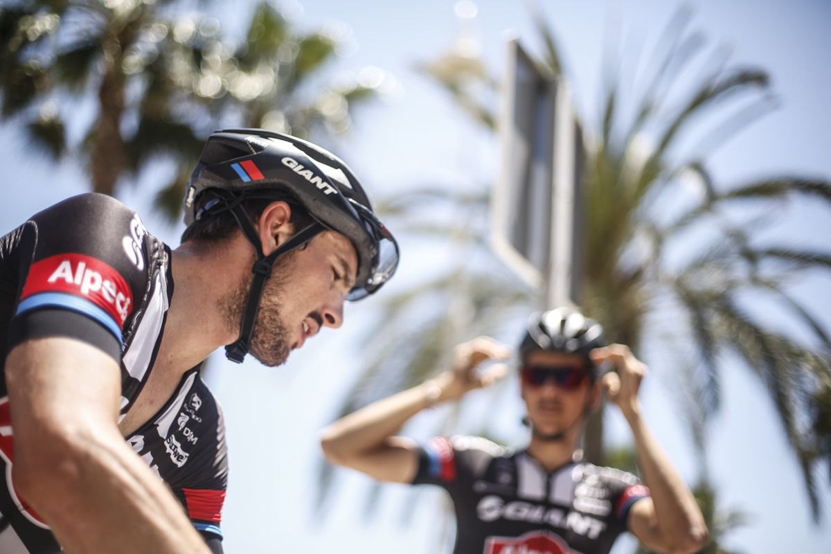 The Giant-Alpecin riders trained under the Spanish sun