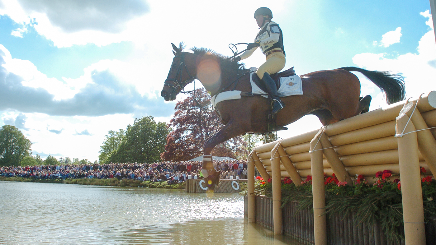 Pippa Funnell and Primmore's Pride at Badminton in 2005