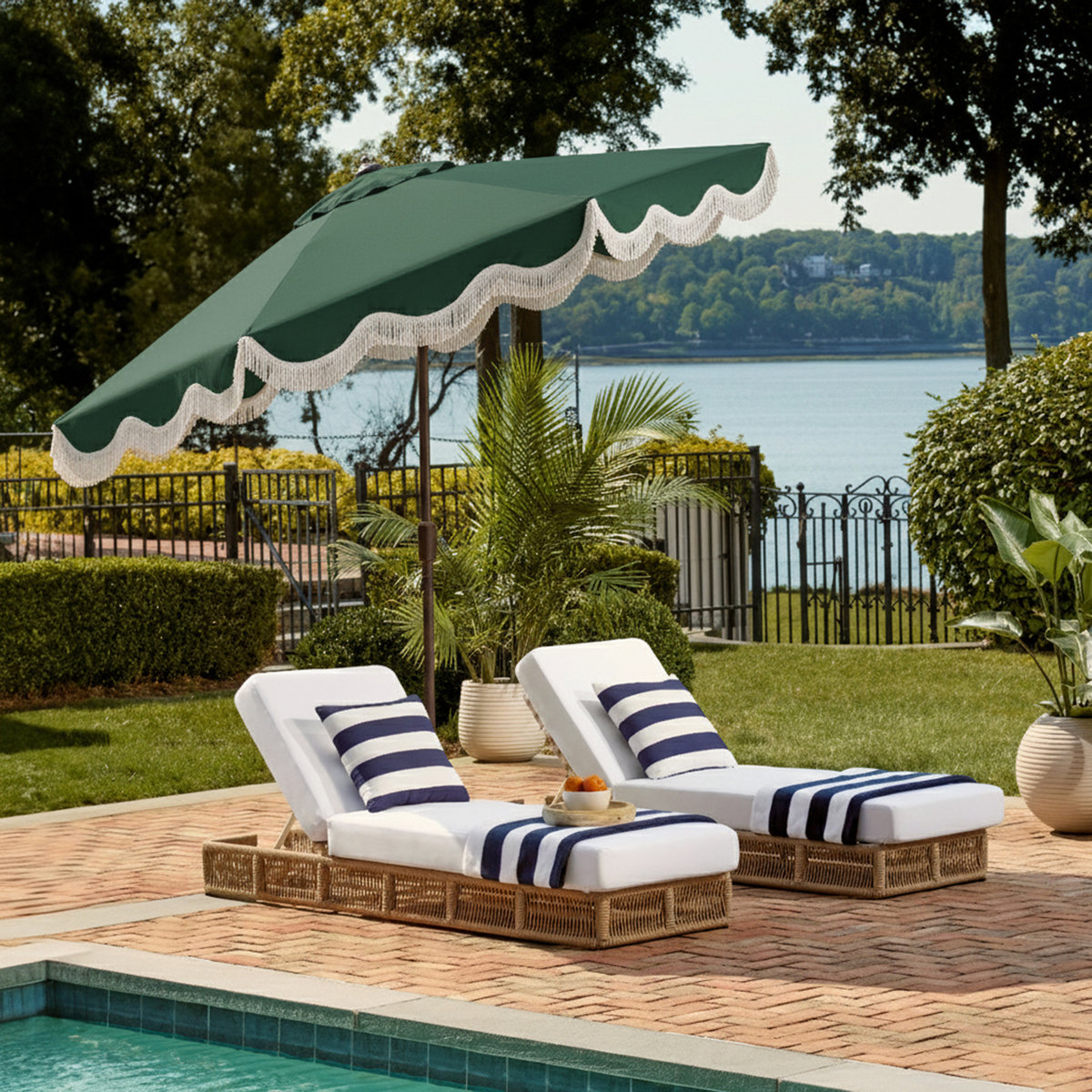 Canora Grey Mezze Patio Crank Umbrella | Wayfair.co.uk