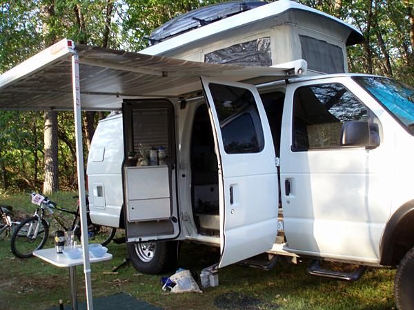 I was a little envious of my neighbour's camping rig at the Shasta Lemurian
