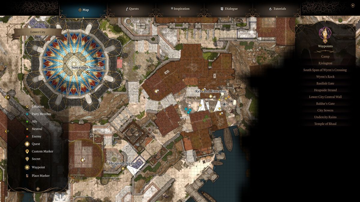 Baldur's Gate 3 Find Mol - Guildhall location