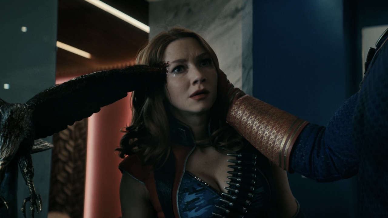 Homelander's impaling Firecracker's head on the wing of an eagle statue in The Boys Season 5 &amp;quot;One-Shots&amp;quot;