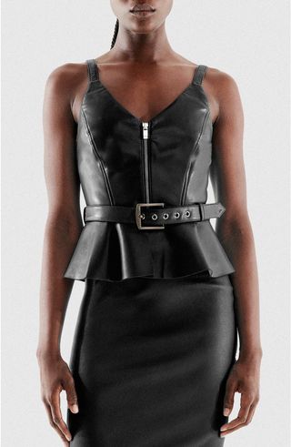 Claude Recycled Leather Top