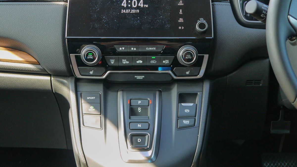 Climate controls, drive select and the EV button