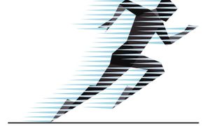 fast runner graphic