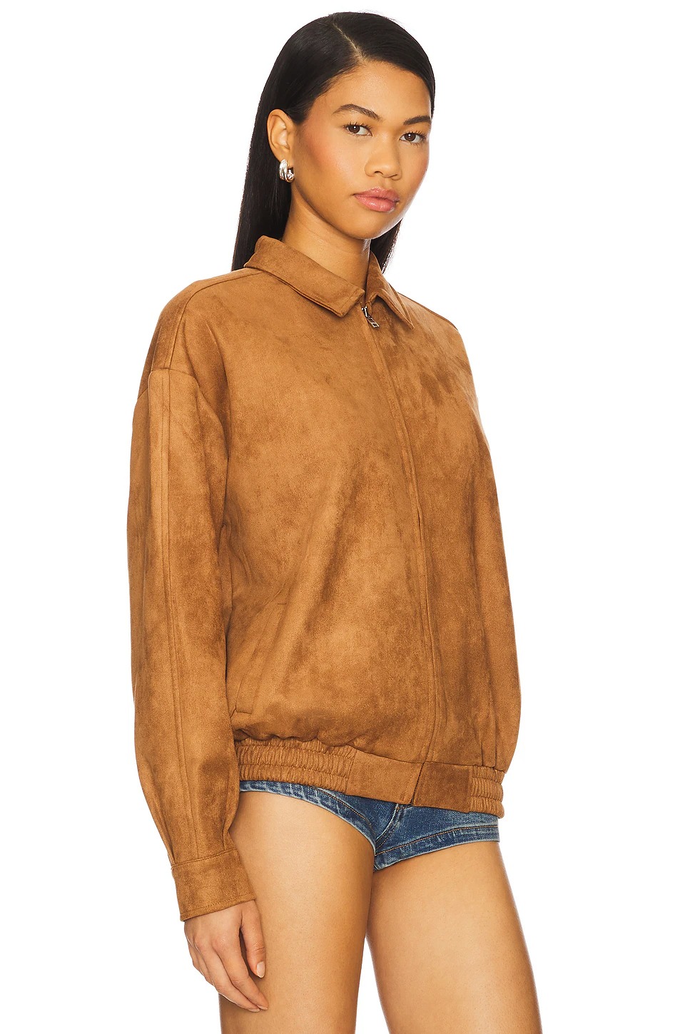 Bella Faux Suede Fringe Jacket
