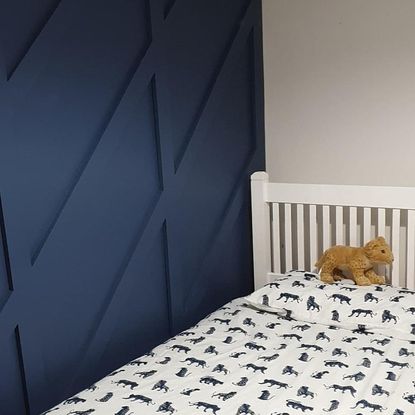 See how DIY wall panelling transformed a children's bedroom | Ideal Home