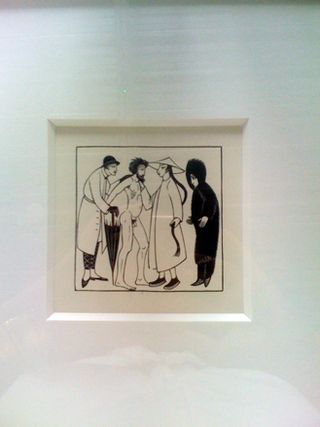 Etching hangs sketch by Eric Gill