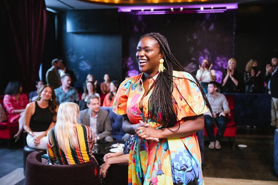 Honoree Kelle Coleman, SVP, global content &amp; experience at Nielsen, is called to the stage.