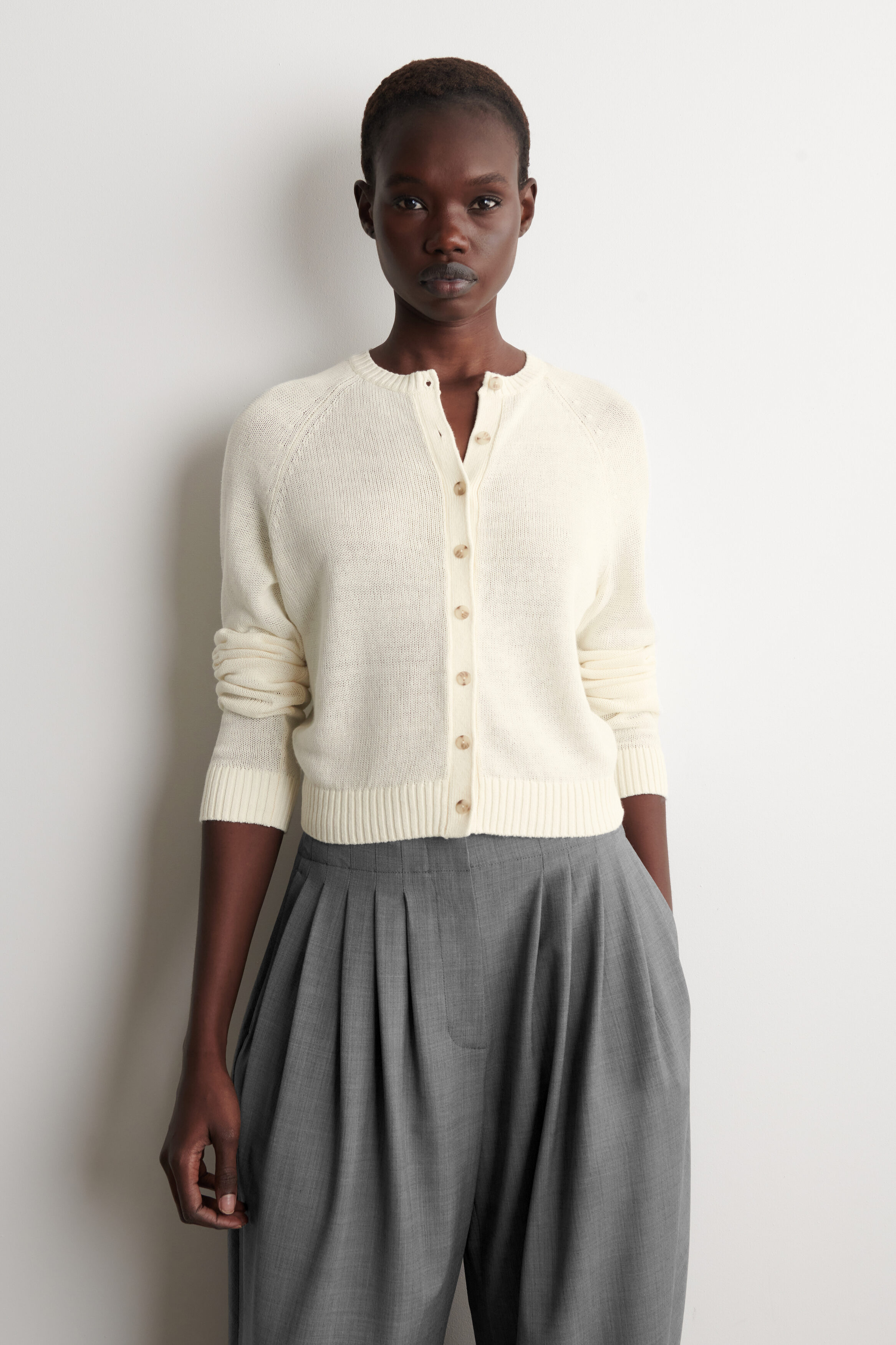 Knitted Linen Cardigan