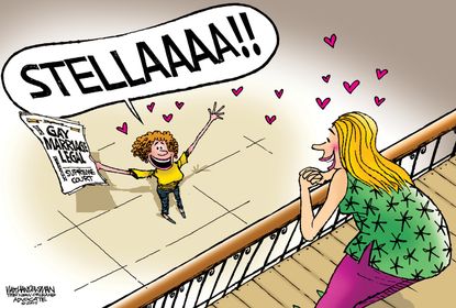 Editorial cartoon Gay marriage