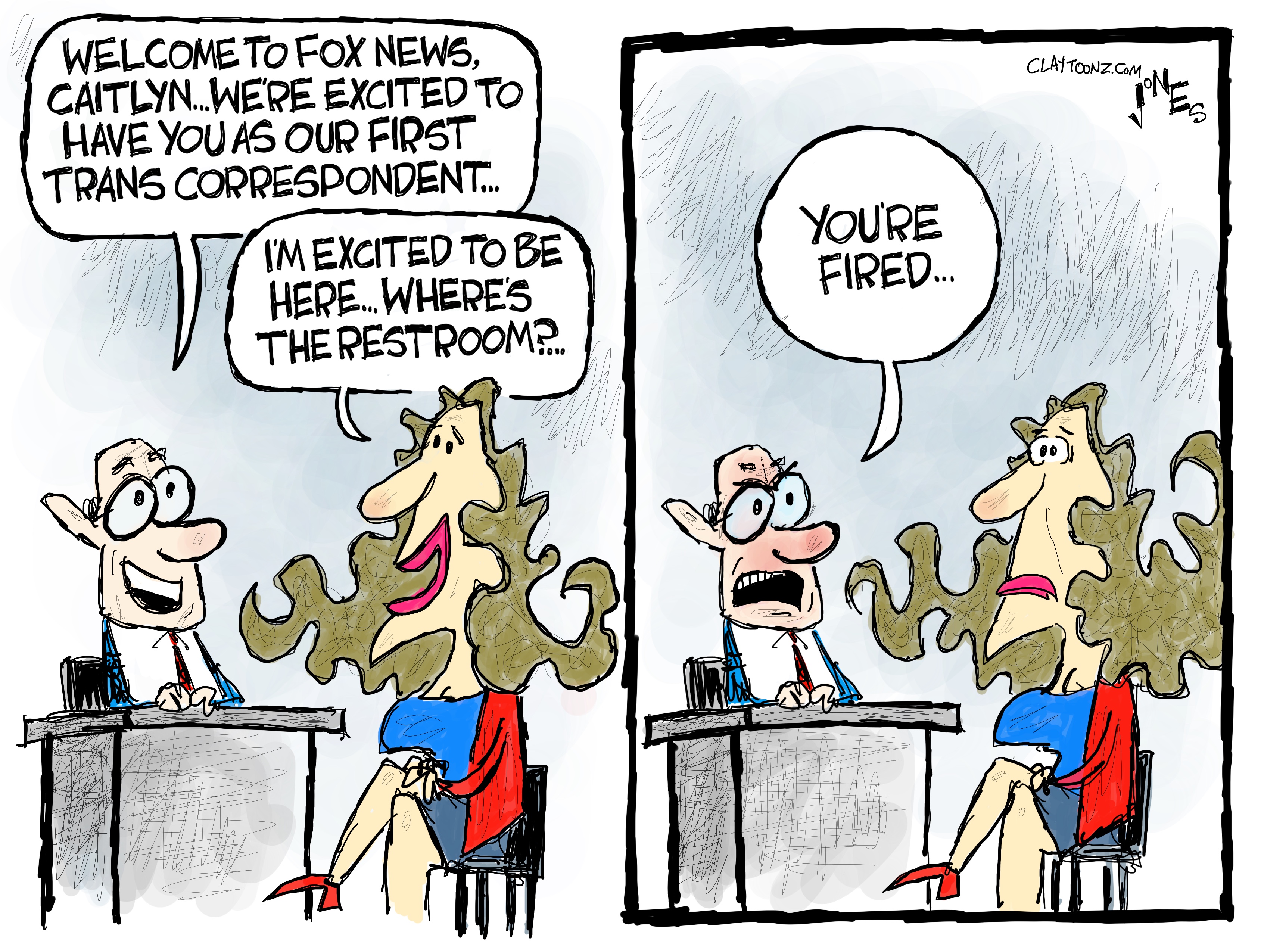Political Cartoon.