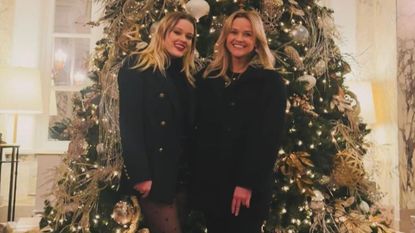 Reese Witherspoon and Ava Phillippe, Christmas 2023