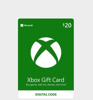 Xbox Gift Card on a plain background
