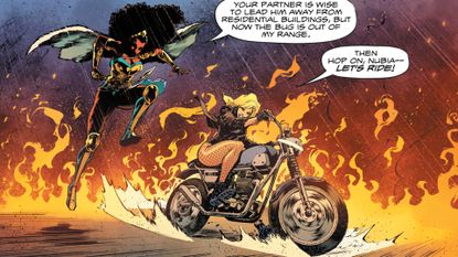 Nubia and the Justice League Special #1 art