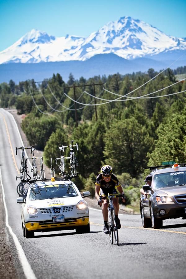 Ben King (Trek-Livestrong) didn't have time to take in the amazing backdrop.
