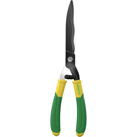 Miracle-Gro 18 In. Wavy Blade Hedge Shears &amp;ndash; Carbon Steel Blades for Trimming