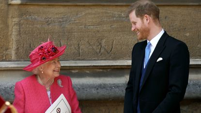 prince harry the queen reunion
