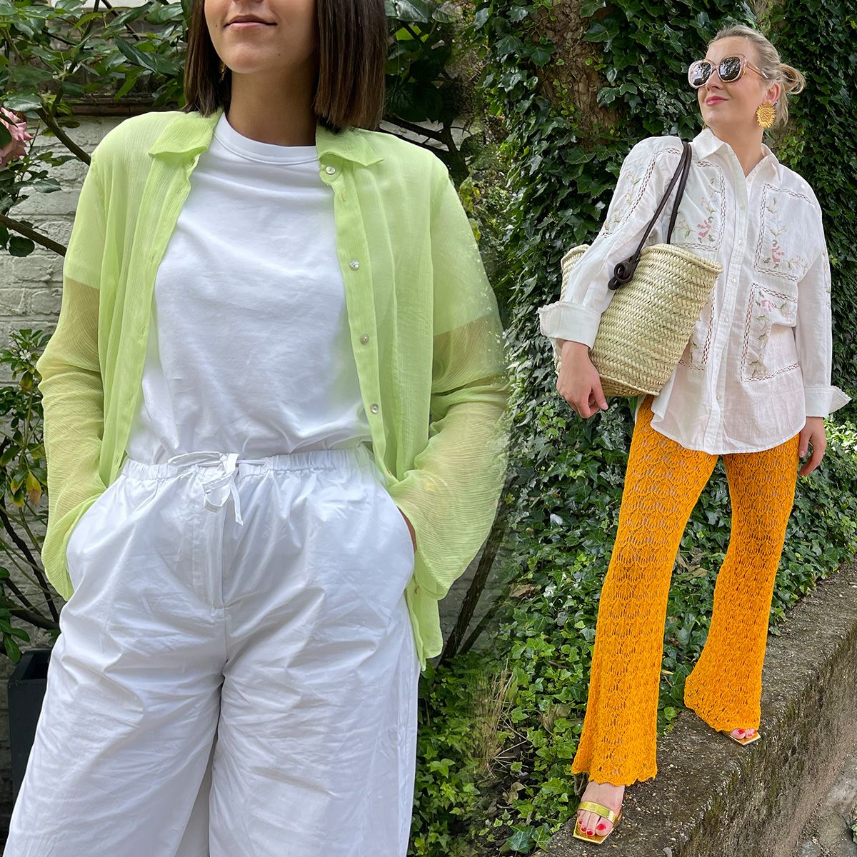 2 Neutral-Loving Editors Try Mango’s Bright Summer Collection in Preparation for the Warmer Months