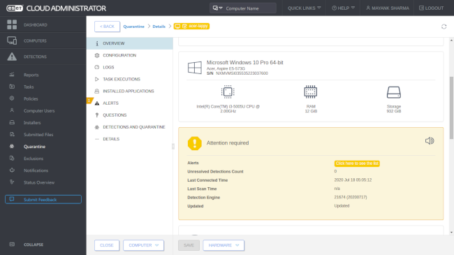 eset dynamic endpoint protection