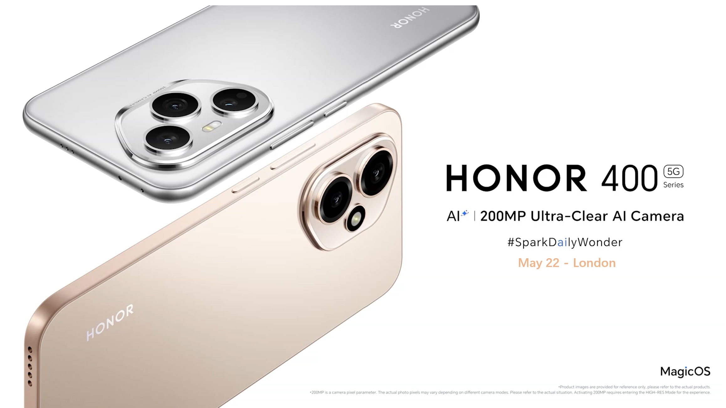 A promotional poster for the Honor 400 series