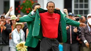 Tiger Woods after winning the 2019 Masters