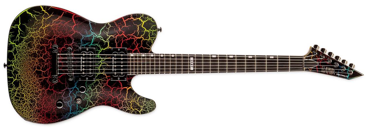 ESP LTD '87 Series Rainbow Crackle