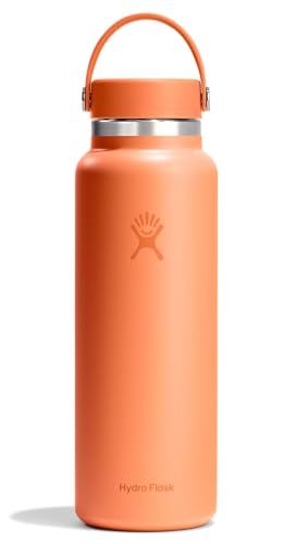 Water Bottle w/Wide Mouth Flex Lid 40oz, Nectar Orange