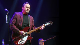 Jim Babjak of The Smithereens In Concert with Special Guest Marshall Crenshaw performs on December 3, 2022 in Carteret, New Jersey