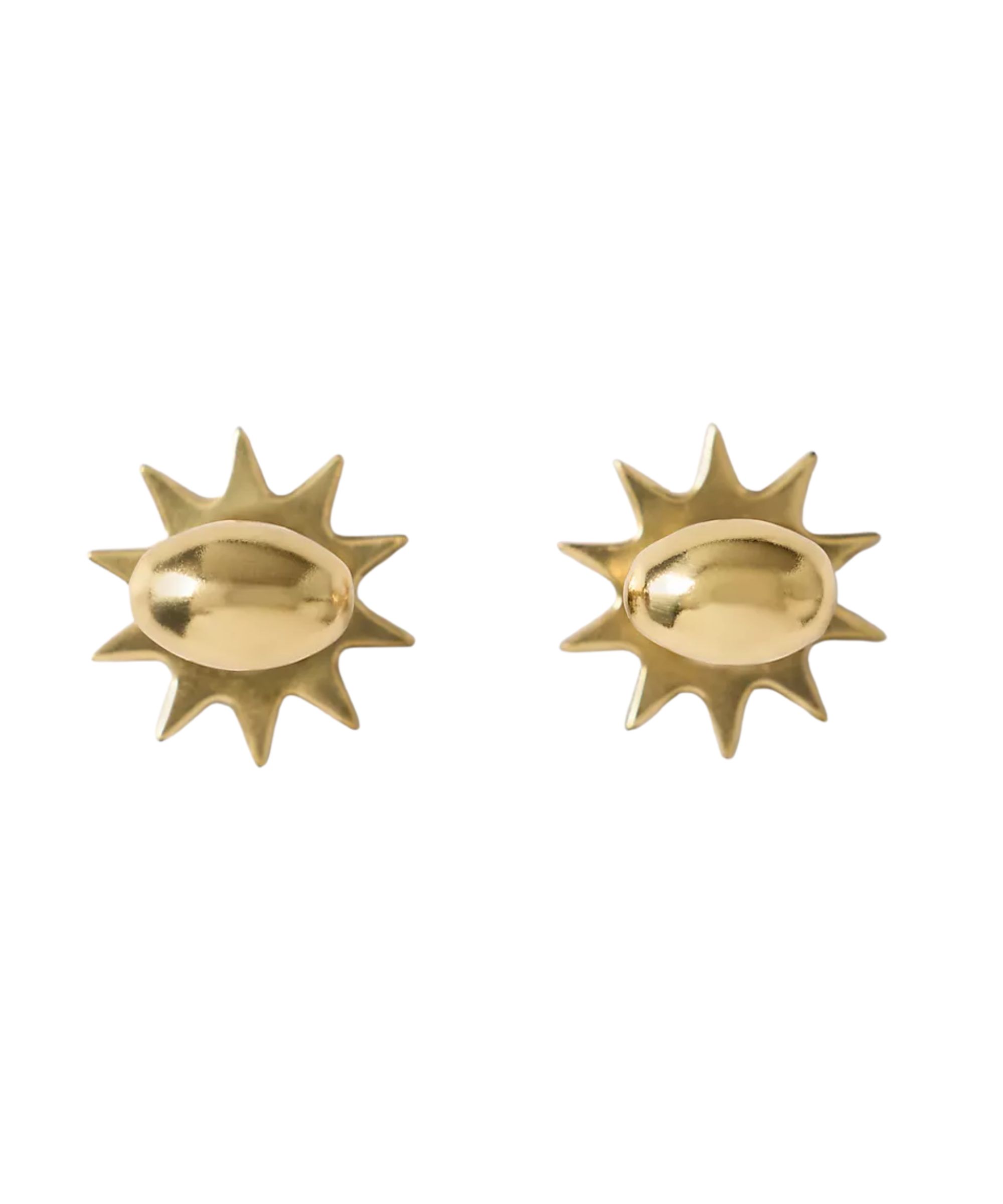 Icon Brass Sun Knobs