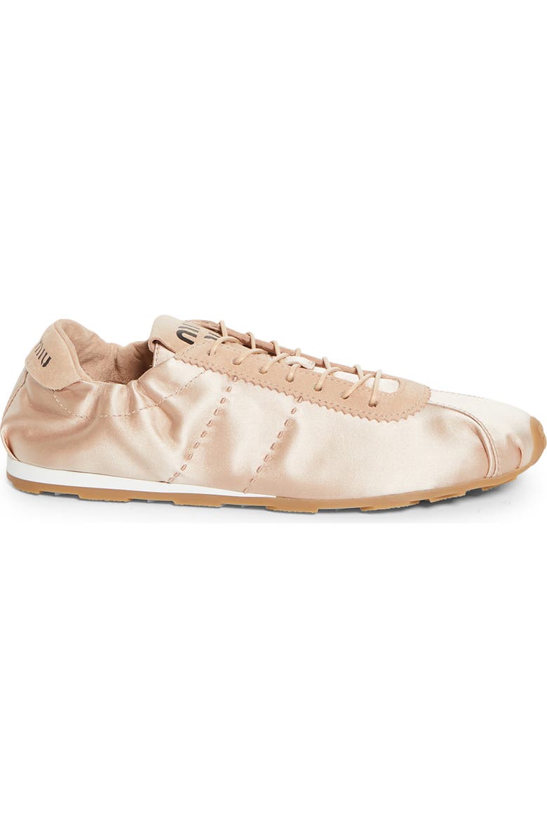 Plume Satin Low Top Sneaker