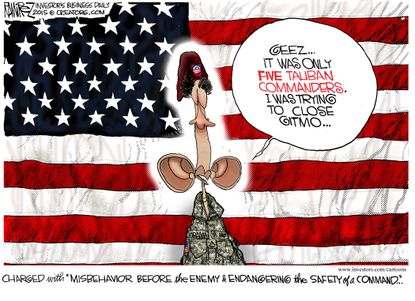 
Obama cartoon U.S. Bergdahl