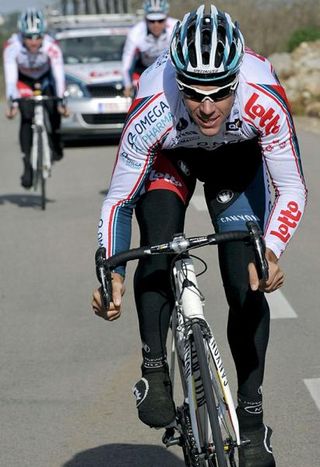 Philippe Gilbert goes on the attack.
