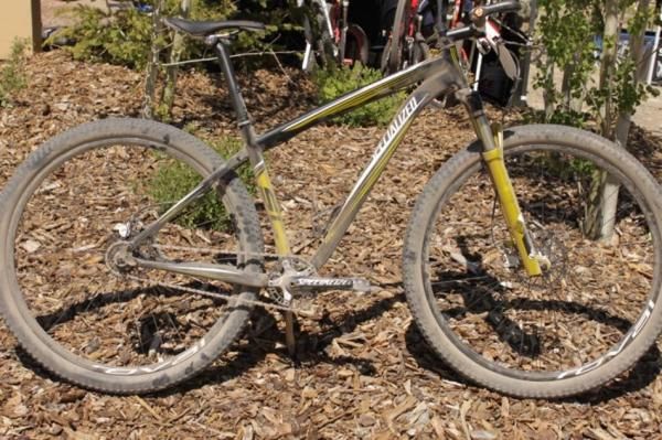 Overend's national championship winning Rockhopper SL 29er SS.
