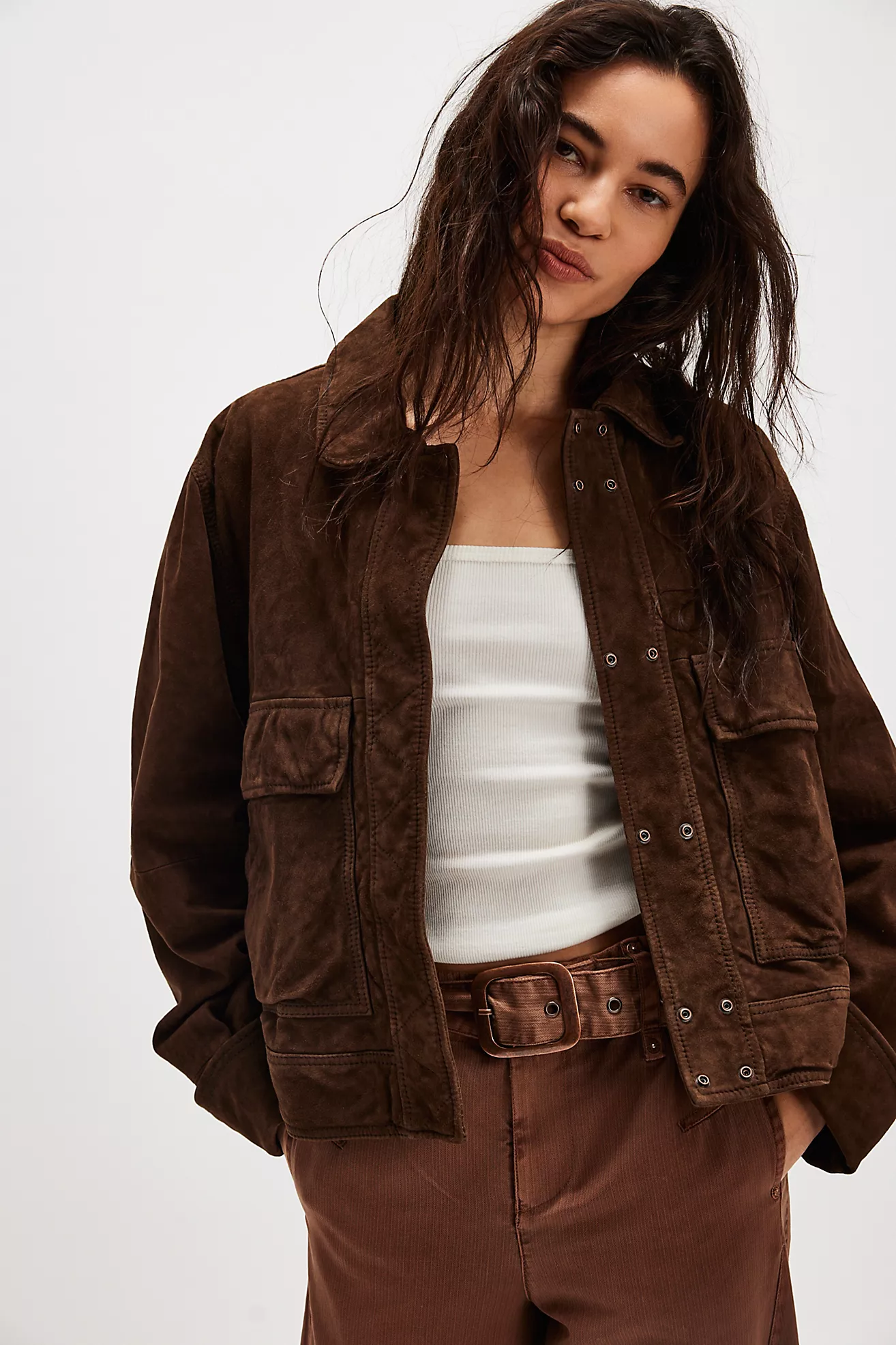Free People X Yellowstone Suzy Suede Jacket