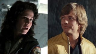 Ellen Ripley in Alien/Luke Skywalker in Star Wars
