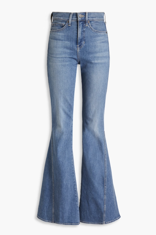 Veronica Beard Sheridan High-Rise Flared Jeans